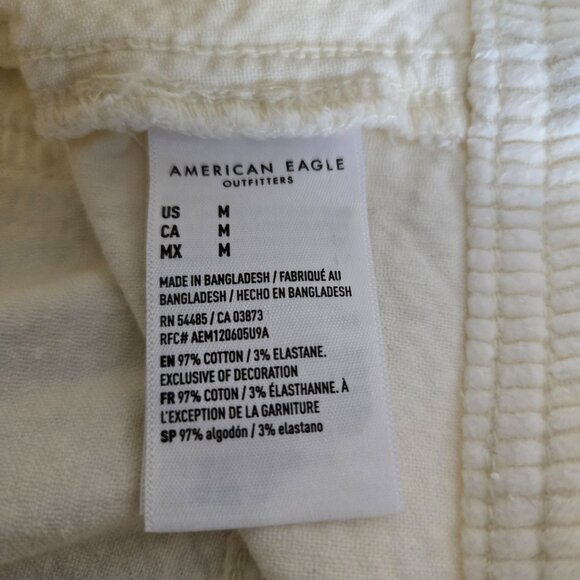 American Eagle Corduroy Sleeveless Button Front Mini Jumper Medium - Picture 9 of 9